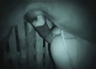 Horny man prepares giant horse dick for quick anal intercourse